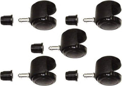 ShopSol - Black Casters - For Chairs - Eagle Tool & Supply