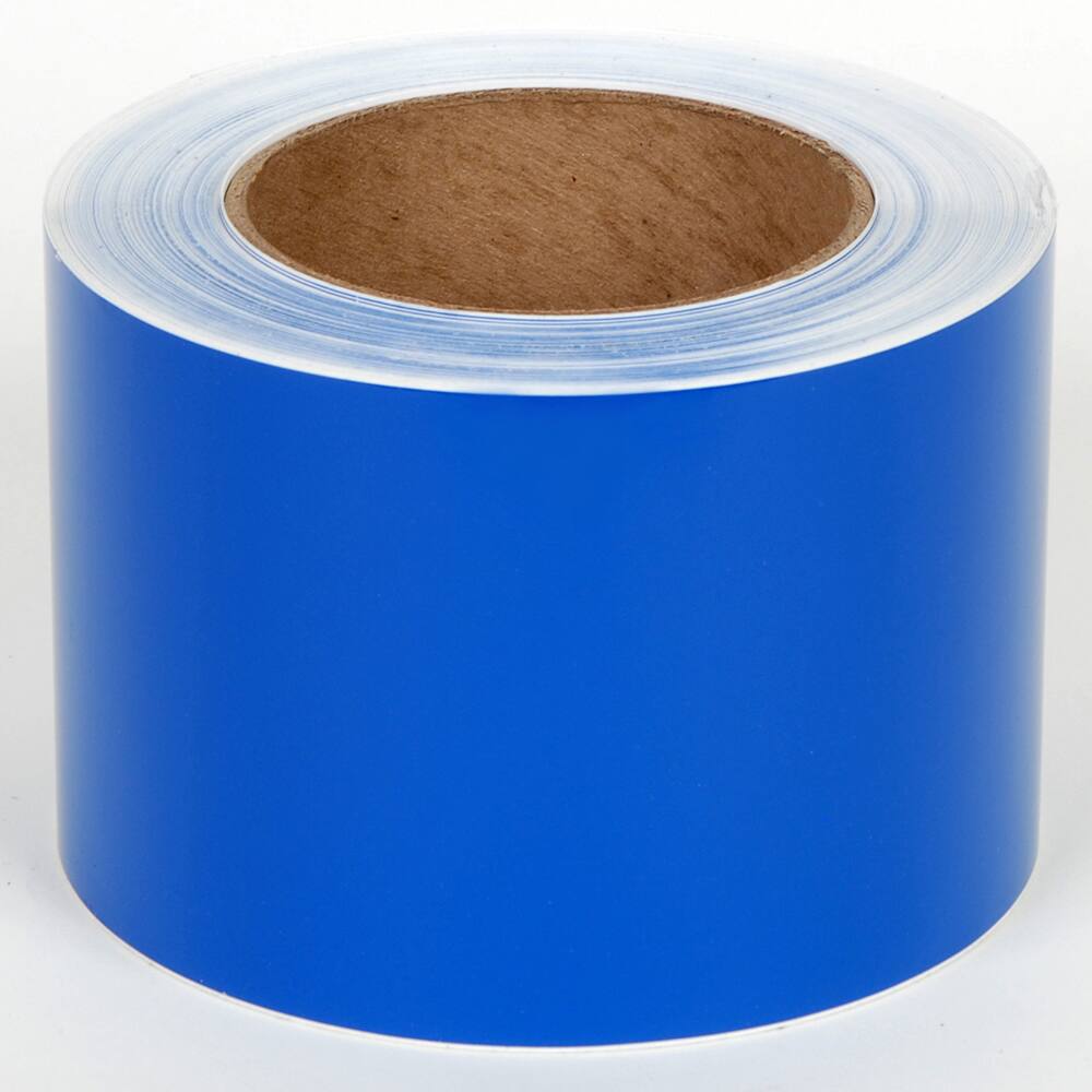 Cobra Systems - Labels, Ribbons & Tapes; Type: Vinyl Tape ; Color: Blue ; For Use With: VNM8 ; Width (Inch): 6 ; Length (Feet): 150 ; Material: Vinyl - Exact Industrial Supply