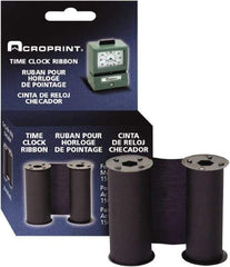 Acroprint Time Recorder - 4" High x 1-5/16" Wide Time Clock Replacement Ribbon - Blue, Use with Acroprint 125 and 150 models - Eagle Tool & Supply