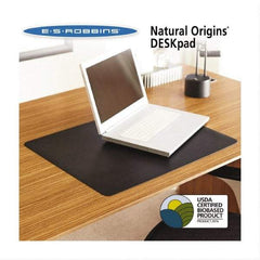 ES Robbins - Black Desk Pad - Use with Desk - Eagle Tool & Supply