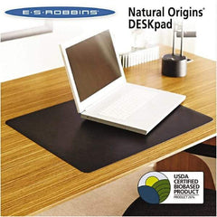 ES Robbins - Black Desk Pad - Use with Desk - Eagle Tool & Supply