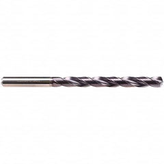 Taper Length Drill Bit: 0.1331″ Dia, 135 ° TiAlN Finish, RH Cut, Spiral Flute, Straight Shank, Series EF-DRILL