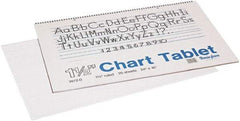 Pacon - Chart Tablets with Manuscript Cover, Ruled, 24 x 16, White, 25 Sheets/Pad, Easel Pads - Use with Whiteboards, Chalkboards, Walls, Easel St&s - Eagle Tool & Supply