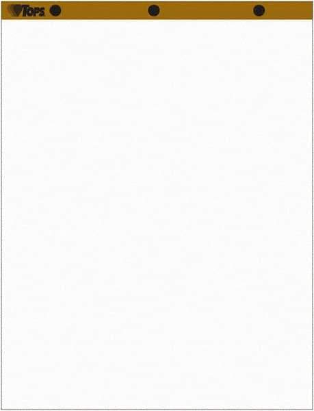 TOPS - Easel Pads, Unruled, 27 x 34, White, 50 Sheets, 2 Pads/Pack, Easel Pads - Use with Whiteboards, Chalkboards, Walls, Easel St&s - Eagle Tool & Supply