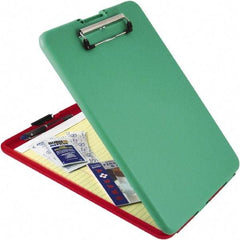 Saunders - 1-1/4" Long x 9-1/2" Wide, Clip Board - Red/Green - Eagle Tool & Supply