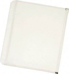 Cardinal - 11 x 8 1/2" 3 Tabs, 3-Hole Punched, Binder Pockets Divider - Clear - Eagle Tool & Supply