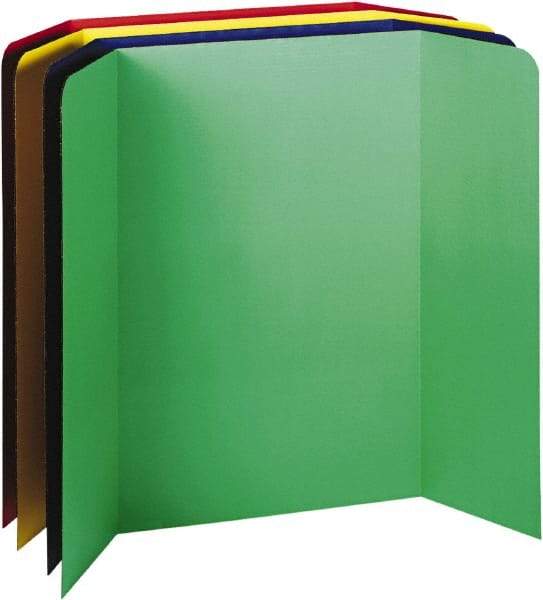 Pacon - Spotlight Corrugated Presentation Display Boards, 48 x 36, Assorted, 4/Carton, Display Board - Use with Science Fairs, Booths & Displays - Eagle Tool & Supply