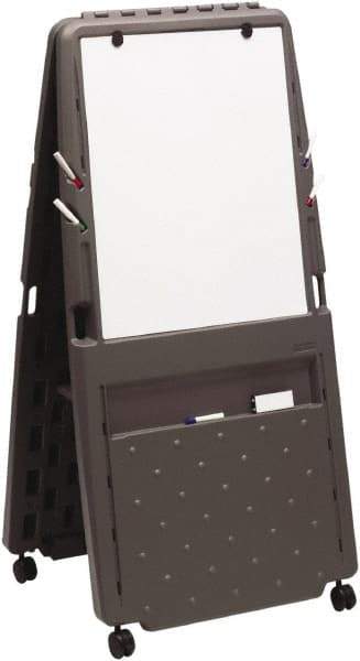 ICEBERG - Foldable Double-Sided Dry Erase Easel - 73" High - Eagle Tool & Supply