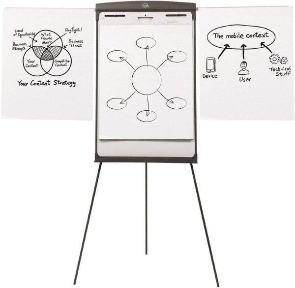 Quartet - Dry Erase Easel - 42 to 72" High - Eagle Tool & Supply