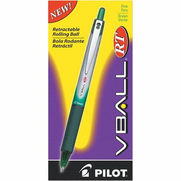 Pilot - Conical Roller Ball Pen - Green - Eagle Tool & Supply