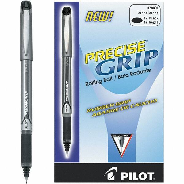 Pilot - Precision Point Roller Ball Pen - Black - Eagle Tool & Supply