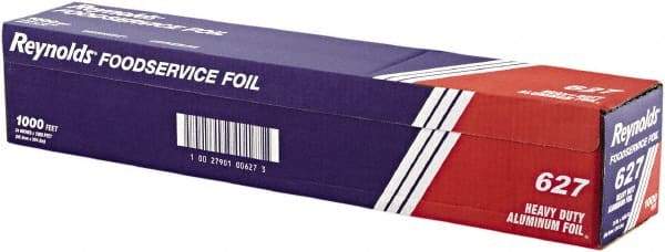 Reynolds - Heavy Duty Aluminum Foil Roll, 24" x 1,000', Silver - Use with Food Protection - Eagle Tool & Supply