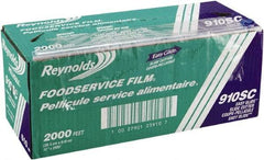 Reynolds - PVC Food Wrap Film Roll in Easy Glide Cutter Box, 12" x 2,000', Clear - Use with Food Protection - Eagle Tool & Supply