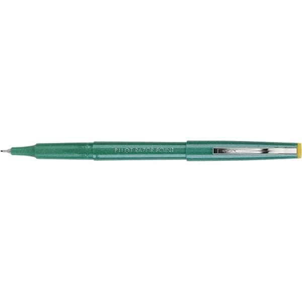 Pilot - Needle Porous Point Pen - Green - Eagle Tool & Supply