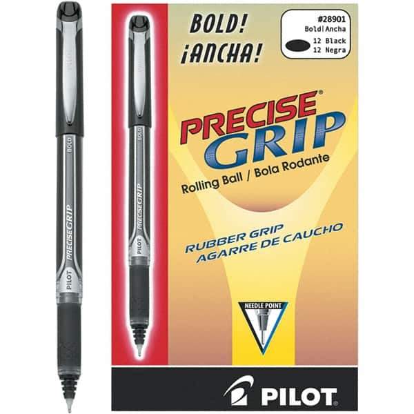 Pilot - Precision Point Roller Ball Pen - Black - Eagle Tool & Supply