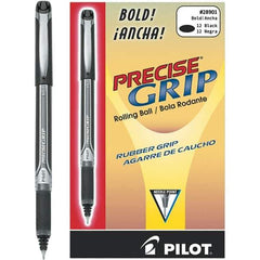 Pilot - Precision Point Roller Ball Pen - Black - Eagle Tool & Supply