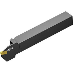 Sandvik Coromant - 9.53mm Max Depth, 0 to 1" Width, External Left Hand Nonface Grooving Toolholder - Eagle Tool & Supply