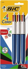 Bic - Conical Ball Point Pen - Assorted Colors - Eagle Tool & Supply