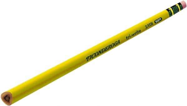 TICONDEROGA - #2HB Pencil - Black - Eagle Tool & Supply