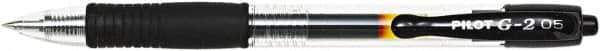 Pilot - Conical Roller Ball Pen - Black - Eagle Tool & Supply