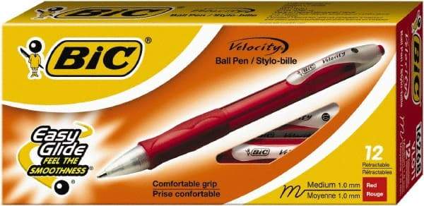 Bic - Conical Ball Point Pen - Red - Eagle Tool & Supply