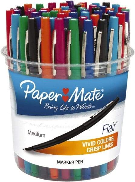 Paper Mate - Bullet Bullet Point Pen - Assorted Colors - Eagle Tool & Supply