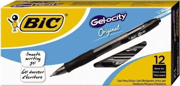 Bic - Conical Roller Ball Pen - Black - Eagle Tool & Supply