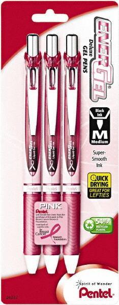 Pentel - Conical Roller Ball Pen - Black - Eagle Tool & Supply