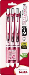 Pentel - Conical Roller Ball Pen - Black - Eagle Tool & Supply