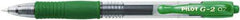 Pilot - Conical Roller Ball Pen - Green - Eagle Tool & Supply