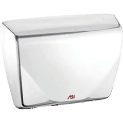 ASI-American Specialties, Inc. - 2200 Watt White Finish Electric Hand Dryer - 277 Volts, 7.9 Amps, 14-7/16" Wide x 10-13/16" High x 3-15/16" Deep - Eagle Tool & Supply