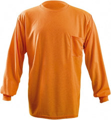 OccuNomix - Size 2XL Hi-Viz Yellow High Visibility Long Sleeve T-Shirt - Eagle Tool & Supply