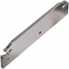 Seco - 21.4mm Blade Height, 2.4mm Blade Width, 120mm OAL, Right Hand Cut, Double End Indexable Cut-Off Blade - 49mm Max Depth of Cut, 150.10A Blade, Jetstream Series - Eagle Tool & Supply