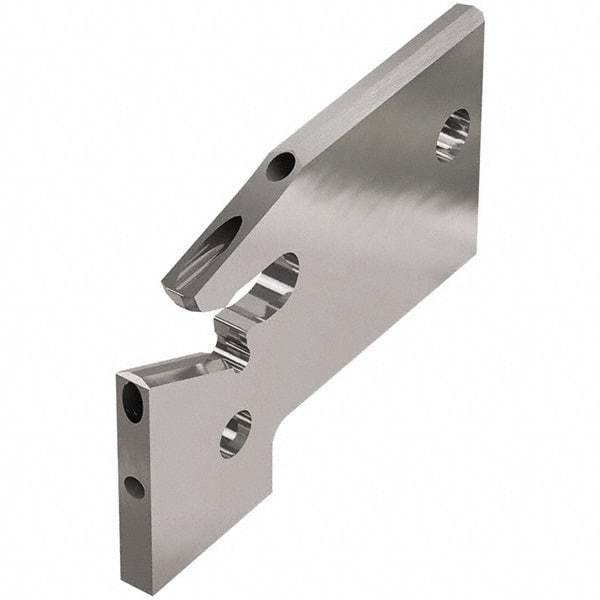Seco - 15.5mm Blade Height, 1.8mm Blade Width, 33.1mm OAL, Left Hand Cut, Double End Indexable Cut-Off Blade - 19mm Max Depth of Cut, 150.10A Blade, Jetstream Series - Eagle Tool & Supply
