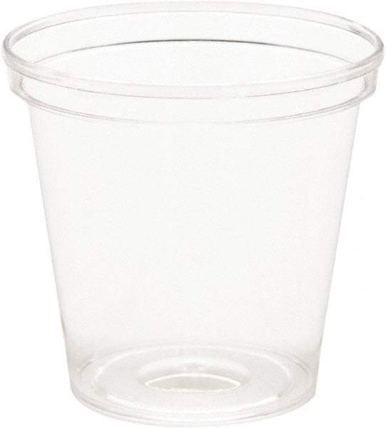 WNA - Comet Plastic Portion/Shot Glass, 1 oz, Clear - Clear - Eagle Tool & Supply