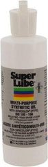 Synco Chemical - 8 oz Bottle Oil with PTFE Direct Food Contact White Oil - Translucent, -45°F to 450°F, Food Grade - Eagle Tool & Supply