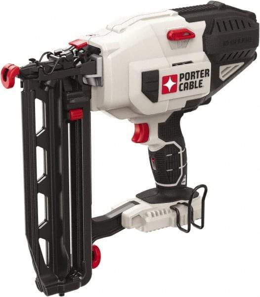 Porter-Cable - Cordless Finish Nailer - 16 Gauge Nail Diam, 2-1/2" Long Nail, Lithium-Ion Batteries Not Included - Eagle Tool & Supply