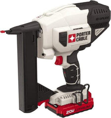 Porter-Cable - 1/4" Crown, 18 Gauge, 100 Staple Capacity Power Stapler - Includes Charger & 20V Max Battery - Eagle Tool & Supply