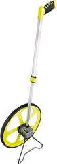 Komelon - 10,000' Counter Limit, 10,000' OAL, High-Visibility Yellow & Black Measuring Wheel - 0.01" Accuracy per 100", Measures in Ft/In - Eagle Tool & Supply