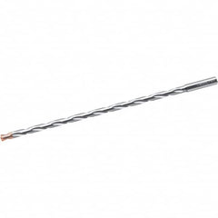 Walter-Titex - 10.2mm 140° 2-Flute Solid Carbide Extra Length Drill Bit - Eagle Tool & Supply