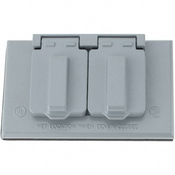 Leviton - Electrical Outlet Box Polycarbonate Device Cover - Eagle Tool & Supply