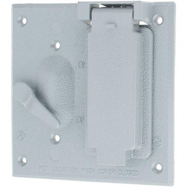 Leviton - Electrical Outlet Box Zinc Device Cover - Eagle Tool & Supply