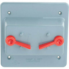 Leviton - Electrical Outlet Box Polycarbonate Device Cover - Eagle Tool & Supply