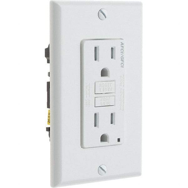 Leviton - GFCI Receptacles Grade: Commercial Color: White - Eagle Tool & Supply