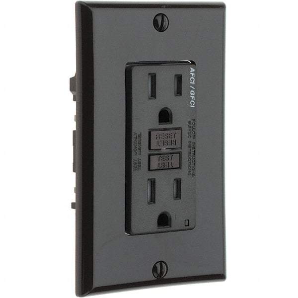 Leviton - GFCI Receptacles Grade: Commercial Color: Brown - Eagle Tool & Supply