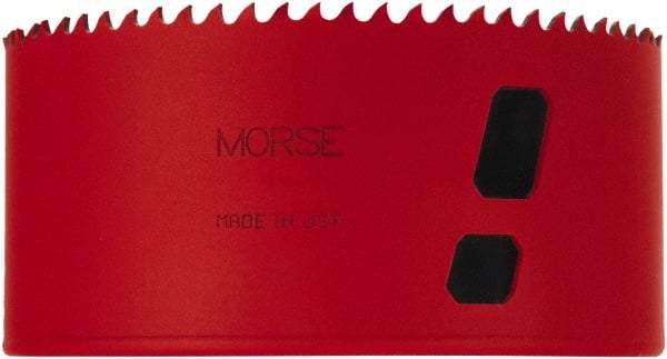 M.K. MORSE - 4-3/4" Diam, 1-15/16" Cutting Depth, Hole Saw - Bi-Metal Saw, Toothed Edge - Eagle Tool & Supply