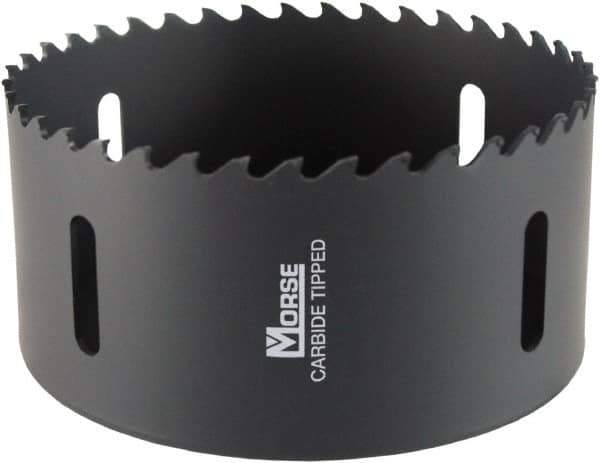 M.K. MORSE - 6" Diam, 1-15/16" Cutting Depth, Hole Saw - Carbide-Tipped Saw, Toothed Edge - Eagle Tool & Supply