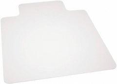 Ability One - 60" Long x 46" Wide, Chair Mat - Rectangular, Beveled Edge Style - Eagle Tool & Supply