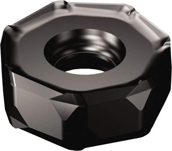 Sandvik Coromant - 745R2109 M50 Grade 3040 Carbide Milling Insert - TiCN/Al2O3 Finish, 9mm Thick, 21mm Inscribed Circle, 1mm Corner Radius - Eagle Tool & Supply