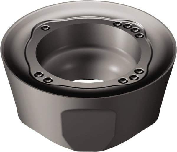 Sandvik Coromant - 6001045 ML Grade 1010 Carbide Milling Insert - TiAlN2 Finish, 4.5mm Thick, 10mm Inscribed Circle, 5mm Corner Radius - Eagle Tool & Supply